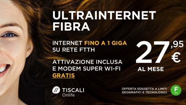 Tiscali ULTRAINTERNET Fibra